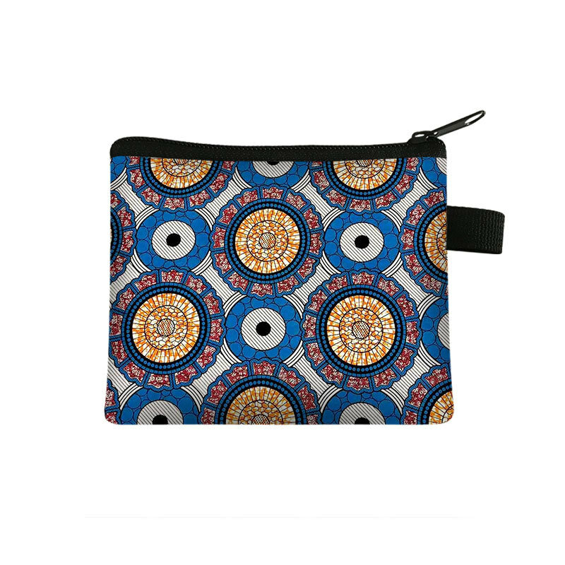 Portafoglio per bambini nuovo Design geometrico borsa per carte portatile borsa per chiavi portamonete borsa a mano piccola borsa quadrata borsa portamonete Pochette Sac