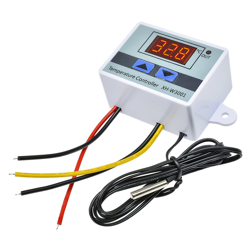 Termostato de microordenador con Control Digital de temperatura, interruptor de termómetro, nuevo termorregulador, 12/24/220V, W3001, W3002