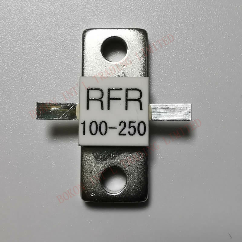 저항 플랜지 마운트 250 와트 100 옴, 베릴륨 산화물 RFR 100-250, 250 와트, 100 옴