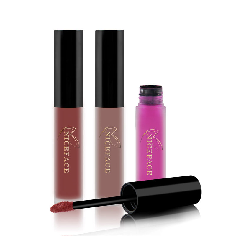 Rouge à lèvres liquide imperméable et durable, brillant à lèvres mat, produit cosmétique, maquillage, 25 couleurs