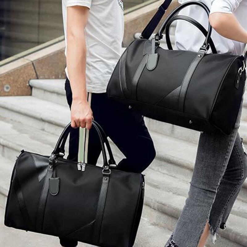 인기 판매 원 숄더 피트니스 짐 보관 가방 남녀 공용, 단색 핸드백, 더플 파우치, 체육관 여행 가방
