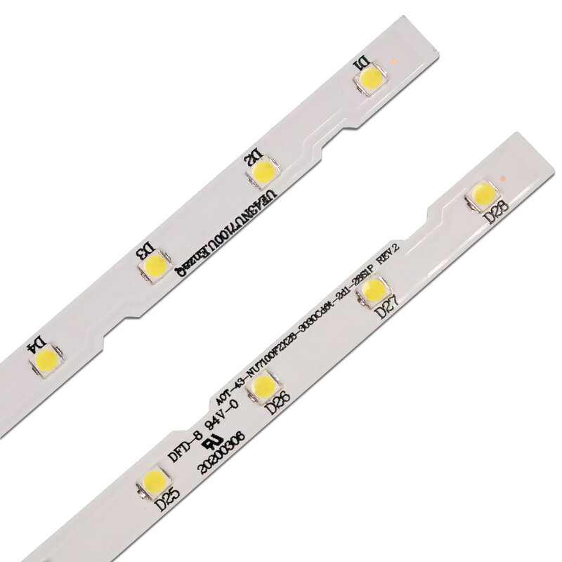 Baru 10 buah Strip lampu latar LED 28LED untuk Samsung Strip Strip BN96-45954A