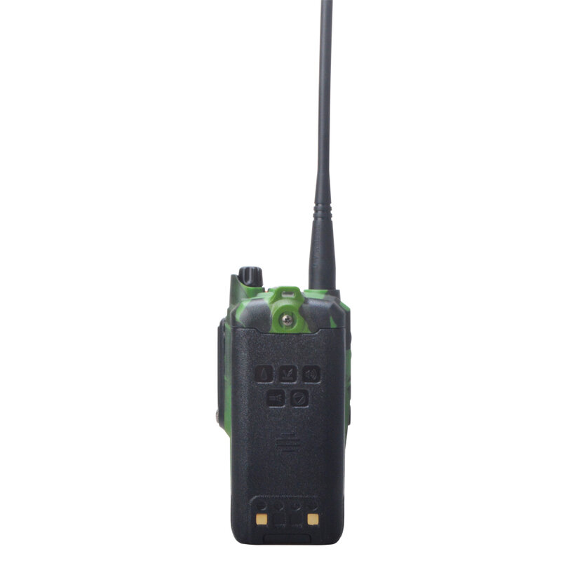 Walkie Talkie Kamuflase UV9R Plus Baofeng UHF VHF Dual Band 8W 128Ch VOX FM IP57 Walkie Talkie Tahan Air dengan Headset Gratis