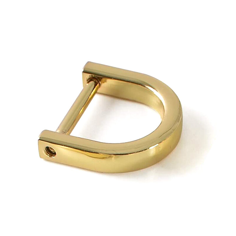 Zen- correa de Metal desmontable, hebilla de anillo en D, cierre de grillete, artesanía de cuero