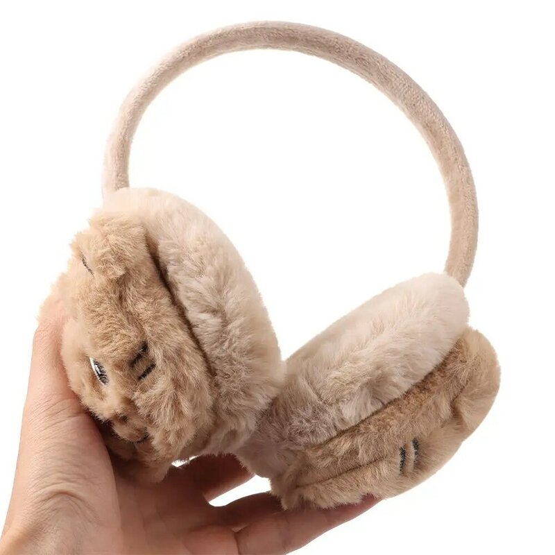 1PC Plush Ear Warmer Earmuffs Winter Accessories Women Girls Tiger Thicken Earcap Headband Cartoon Cute Soft Fluffy Ear Cover