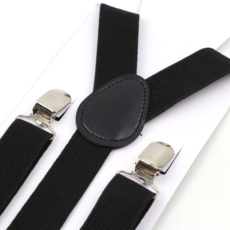 New Candy Color Adjustable Suspenders Elastic Leather Y-Back Braces Straps For Men Women Kids Pants Shirt Girl Skirt Accessories