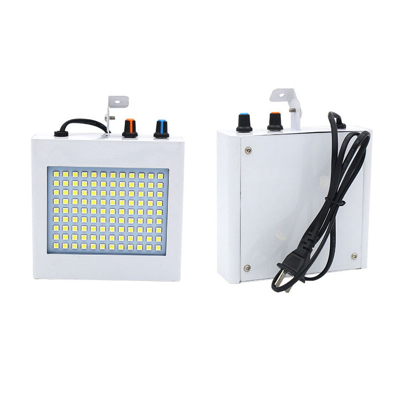 Showtime-luz estroboscópica de alto brillo para DJ, lámpara LED de 108 LEDs con Control de voz automático, Control de velocidad de Flash ajustable RGB, SMD5050, 108 unidades