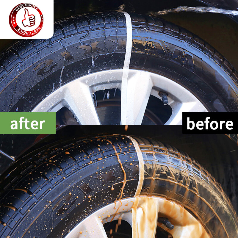 Tyre Gloss HGKJ S22 Tire Coating Spray Hydrophobic Sealant Wax For Car Wheel Auto Care Re-black Shine Chemistry Filler