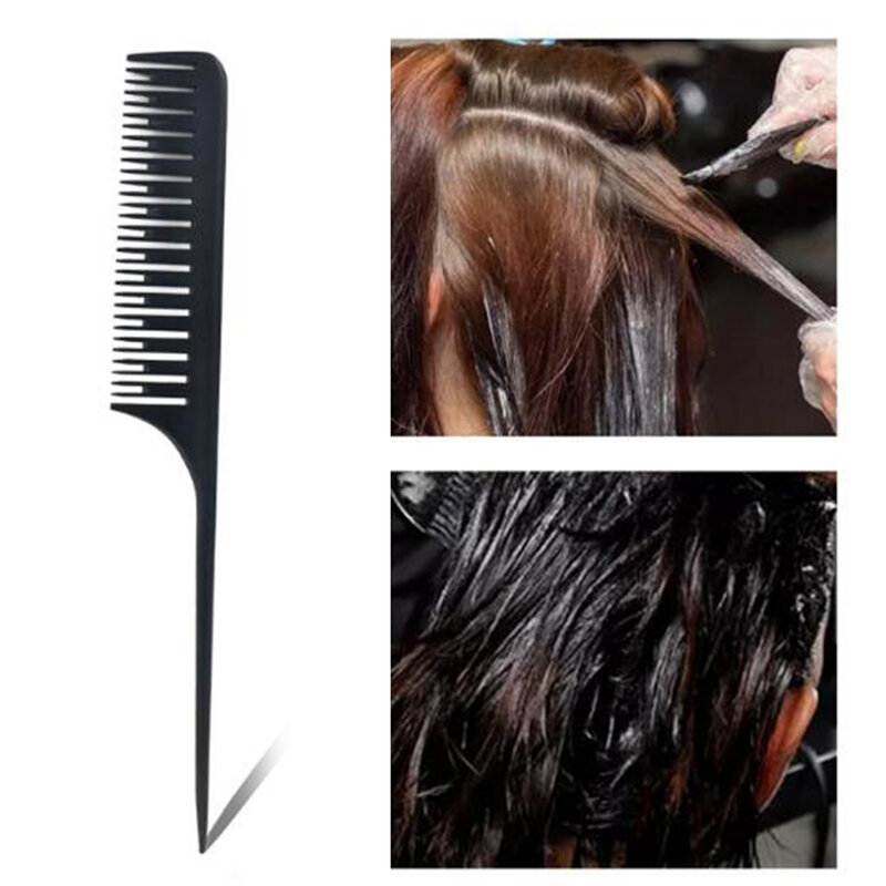 Bakelitowy splot podkreślający foliowanie włosów grzebień stylizacja z salonu farbowania włosów grzebienie