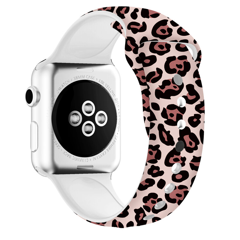 Colorful Modello di Banda per Apple Watch Band 42 millimetri 38 millimetri di Mickey Mouse Del Silicone Cinturino di Ricambio Per Apple Watch Band 5 4 40 millimetri 44 millimetri