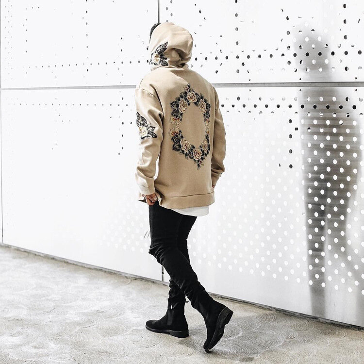 2020 moletom masculino cashmere hoodies impressão flor camisa hip hop hoodie jovem menino streetwear outono casaco