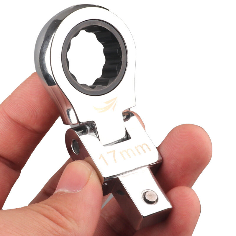 Jeu de clés à cliquet en acier au Chrome Vanadium 72T, 8-19MM, 20 pièces