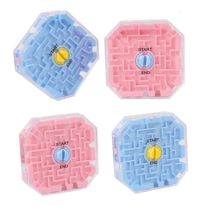 3D Magic Puzzle labirynt zabawka spinner antystresowy wczesna nauka edukacyjna reakcja palca zabawna gra Sensory Party dobrodziejstw gadżety