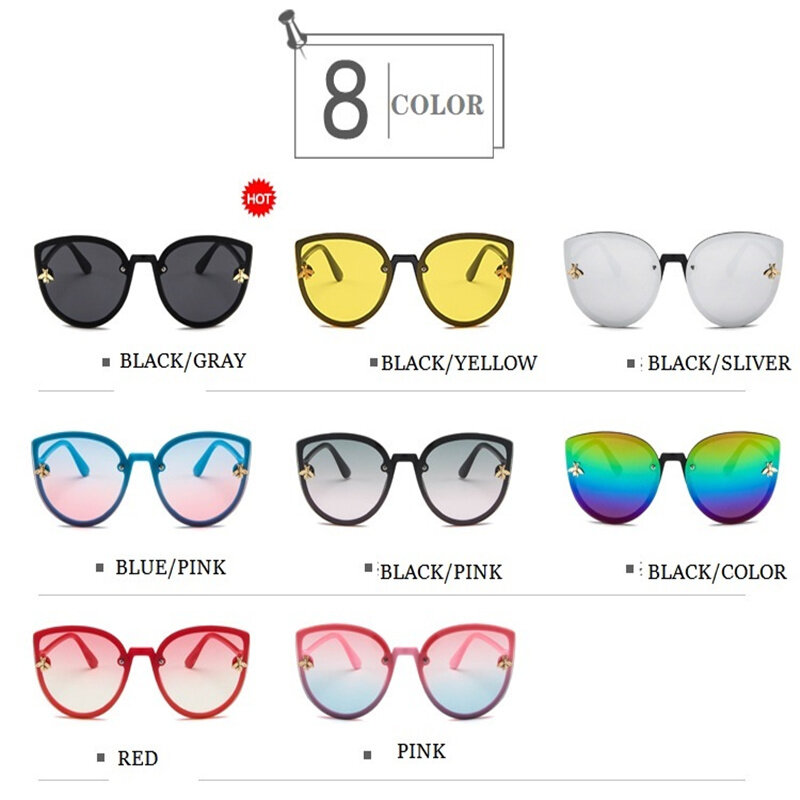 Cute Cartoon Bear Shape Sunglasses para crianças, redondo, vintage, proteção UV, óculos clássicos para crianças, meninos e meninas, moda, 2023