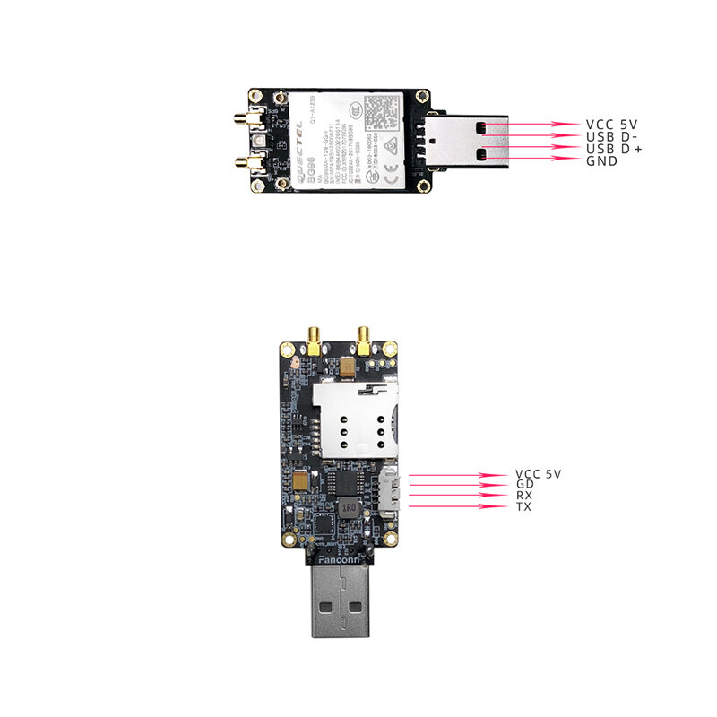 Quectel BG96 Dongle USB avec emplacement pour carte SIM BG96MA-128-SGN la persévérance Cat. Dallas/NB1 & EGStore S Tech NBIOT Modem Pin à pin EG91/EG95