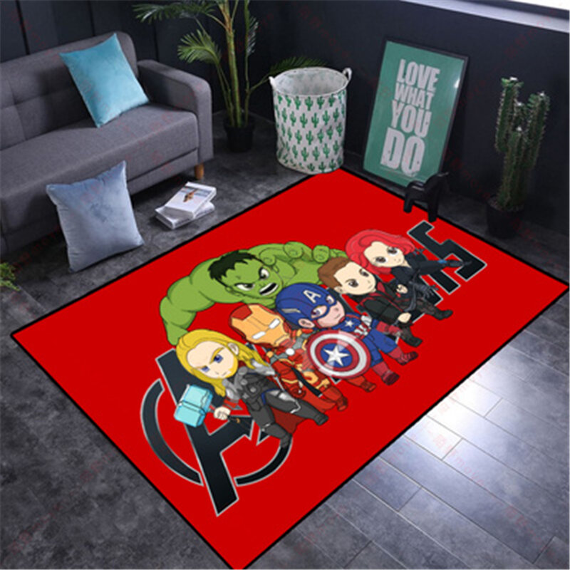 Mata do zabawy dla dzieci Cartoon 80x160CM zmywalny Spiderman dywan do salonu zmywalny dywanik podłogowy dywan dywaniki dla chłopców sypialnia