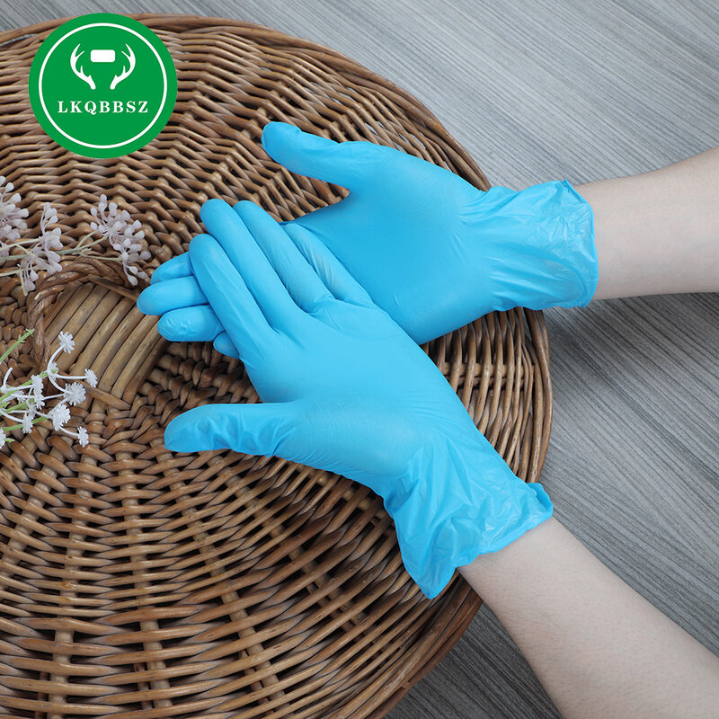 100 Uds 50 uds/20 piezas Uds guantes desechables para la limpieza del hogar/comida/guantes de jardín Universal para la izquierda y la mano derecha