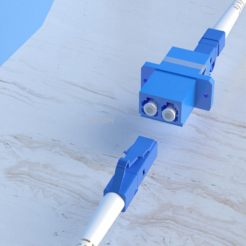 Lc zu lc duplex koppler stecker buchse adapter keystone 2 ports LC-LC optischer faser stecker für telekommunikations netzwerk erweiterung