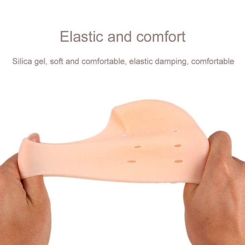 1 Uds. De silicona hidratante para el cuidado de la piel del pie, herramienta de cuidado de pies agrietados, soporte para el tobillo, vendaje de pie de protección elástica
