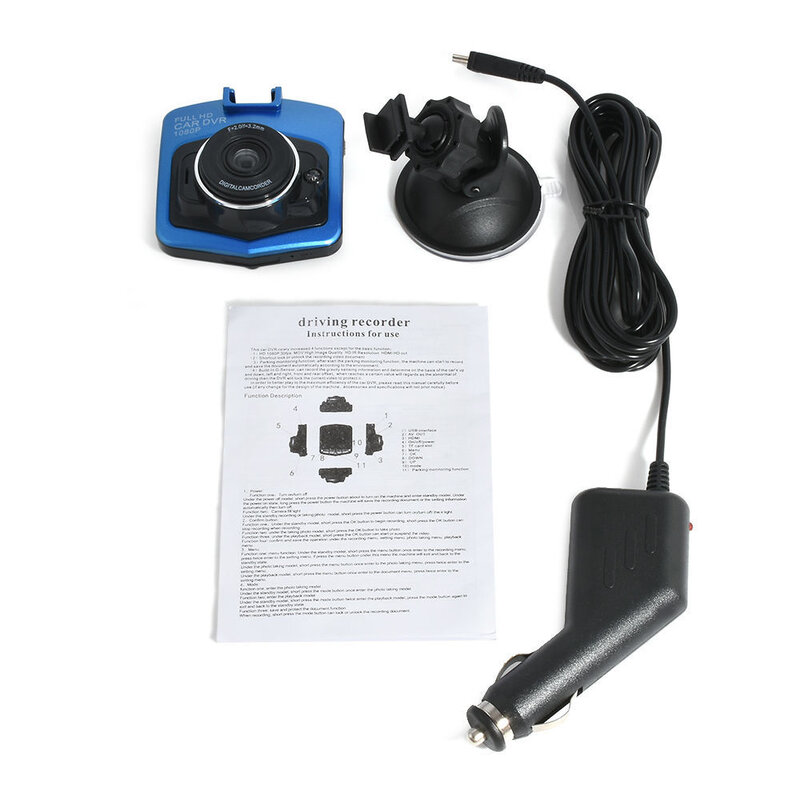 Mini 2.4 Inch Cycle Recording Car Dvr Portable Full Hd 1080p Dash Cam Registrars Viechle Driving Video Recorder G-sensor