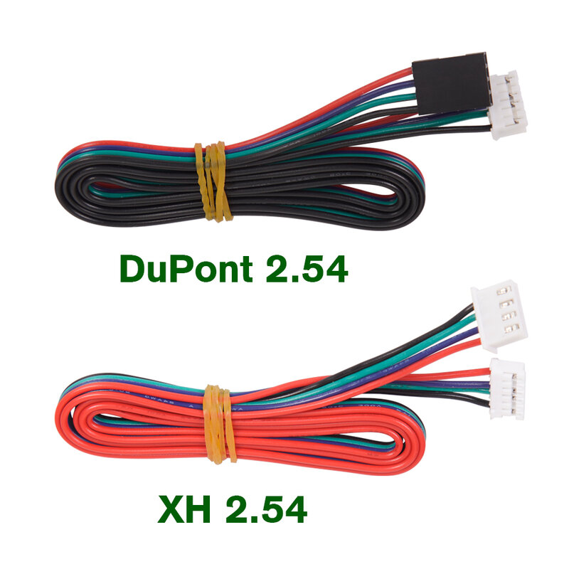 nema17 stepper motor cable RepRap motor wiring assembly 4pin to 6pin cable 42 motor wire XH2.54 connector 100cm DuPont connector