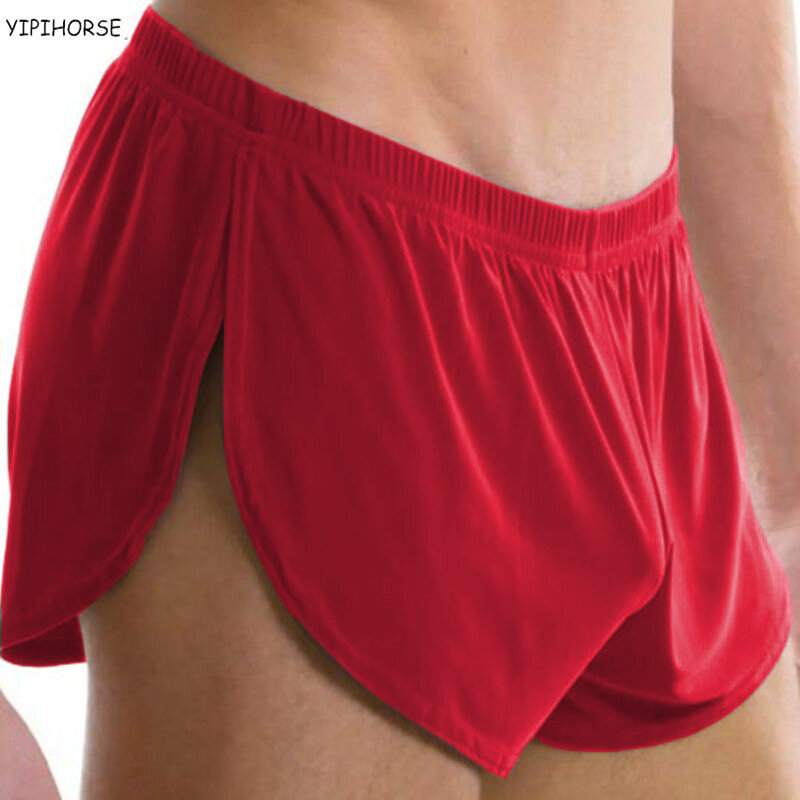 Beste Prijs Mannen Mannelijke Ondergoed Comfortabel Sexy Man Boxer Shorts U Bolle Pouch Zijde Sexy Lichaam Xxl Size Underpant Fabriek koop