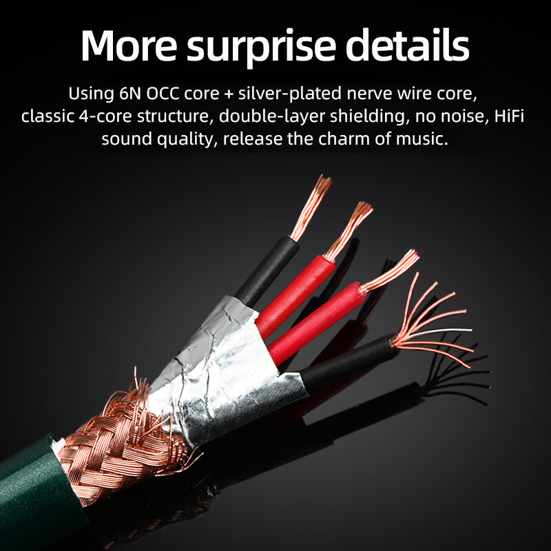 Посеребренный Hi-Fi Usb-кабель, высокое качество, 6N восемь ярких цветов, кабель типа DAC, кабель для декодирования данных, USB-кабель