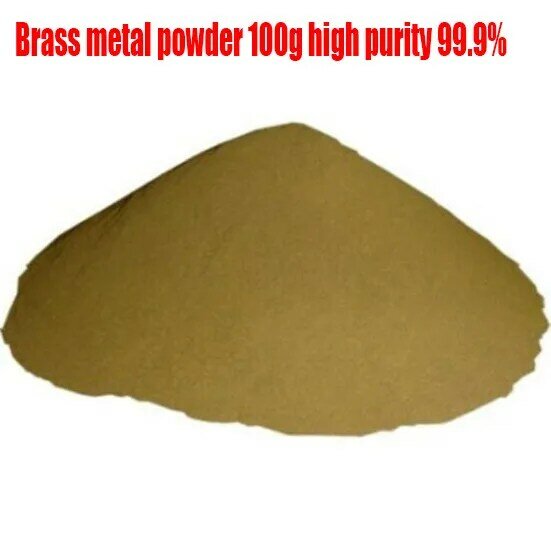 Brass Metal Powder 100g High Purity 99.9% Metal Powder Good Thermal Conductivity Made Of High-quality Materials