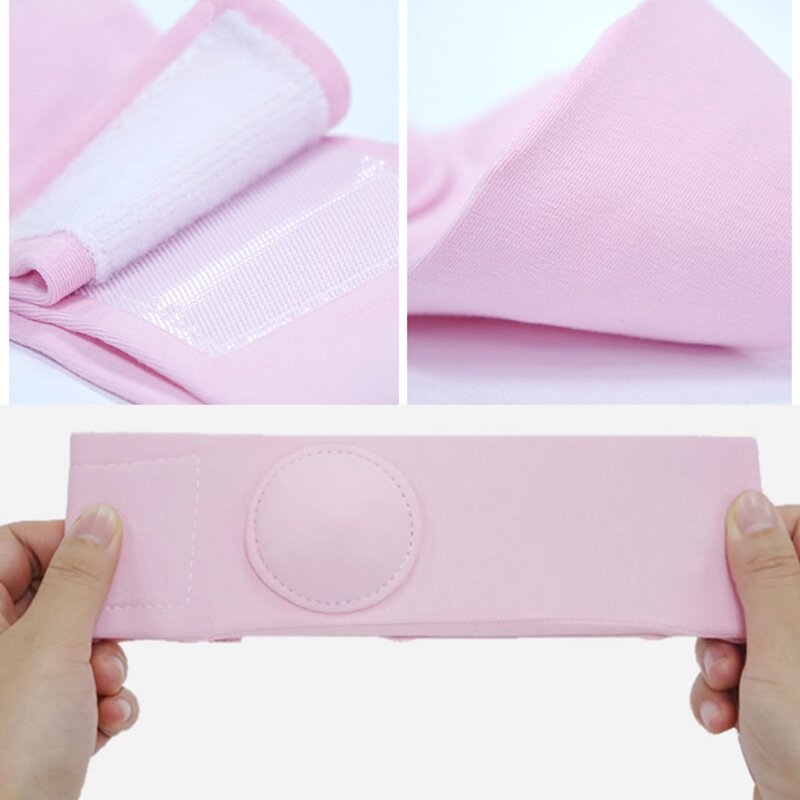 Cinturón de tratamiento de Hernia Umbilical, bolsa transpirable, correa elástica de algodón para bebés de 0 a 1 años, 2 unids/caja