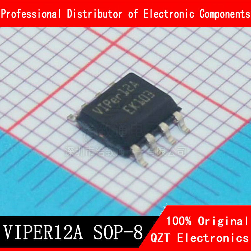 10 قطعة VIPER12A SOP8 VIPER12 SOP 12A SOP-8 SMD VIPER12AS VIPER12ASTR جديدة ومبتكرة IC