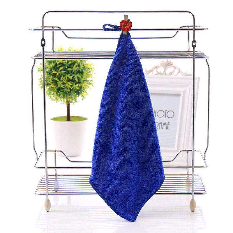 10 Uds 20x20cm azul de limpieza Auto detallado de coches paño suave lavado toalla Duster Kit herramienta de lavado toallas para limpiar coches