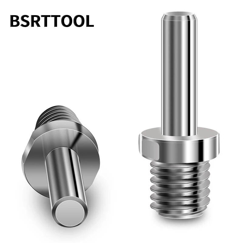 BSRTTOOL 1pc Adapter Change Thread Converter Male Thread To Shank For Drill Core Bits Converter High Quality Steel Adapter