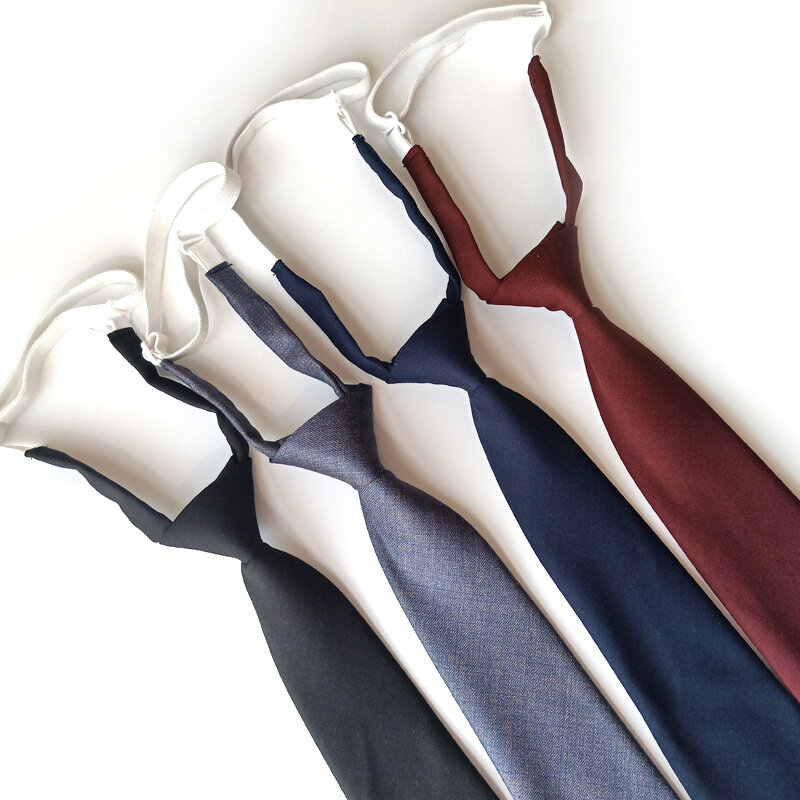 Corbata elástica de 7CM para niños, escuela, niñas y bebés, corbata de Color sólido, corbata de boda para el cuello