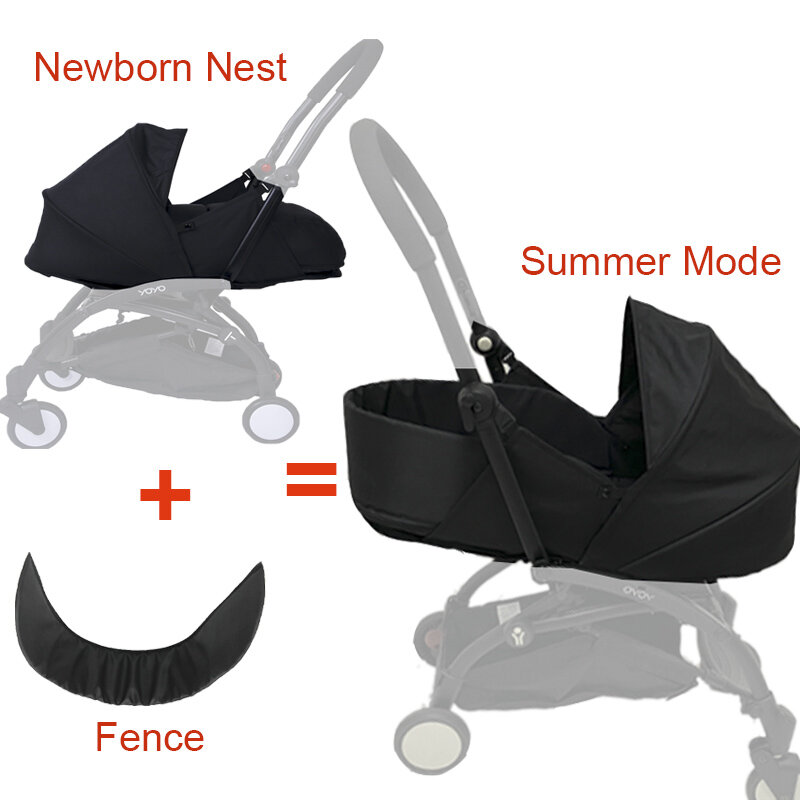 Аксессуары для детской коляски, набор из 0 + новорожденных, йо/йои2/йоя, спальная корзина 0-6 м, детское родное гнездо, Зимние Детские спальные мешки