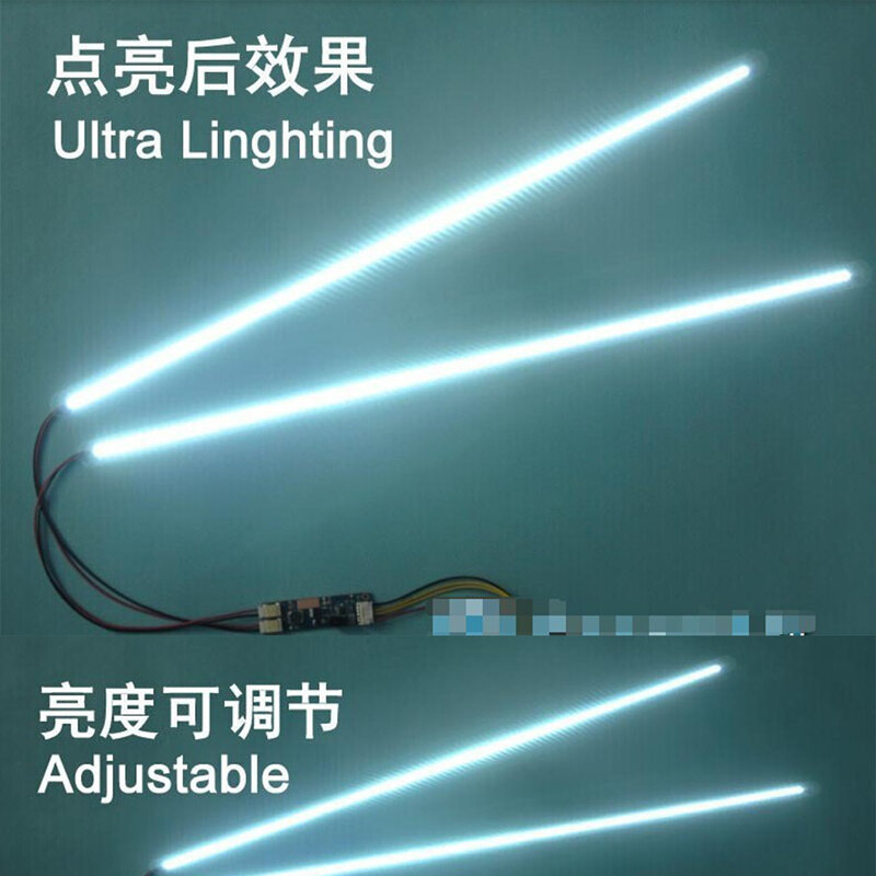 5 Teile/sätze 355mm Led-hintergrundbeleuchtung lampe Streifen Kit Einstellbare helligkeit, update 17 "17 inch CCFL Lcd-bildschirm zu LED Monito