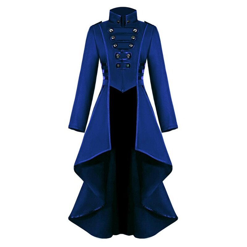 Chaquetas de Halloween de mujer gótico Steampunk Botón de encaje corsé Casual Halloween traje chaqueta de abrigo Dropshipping 9,10
