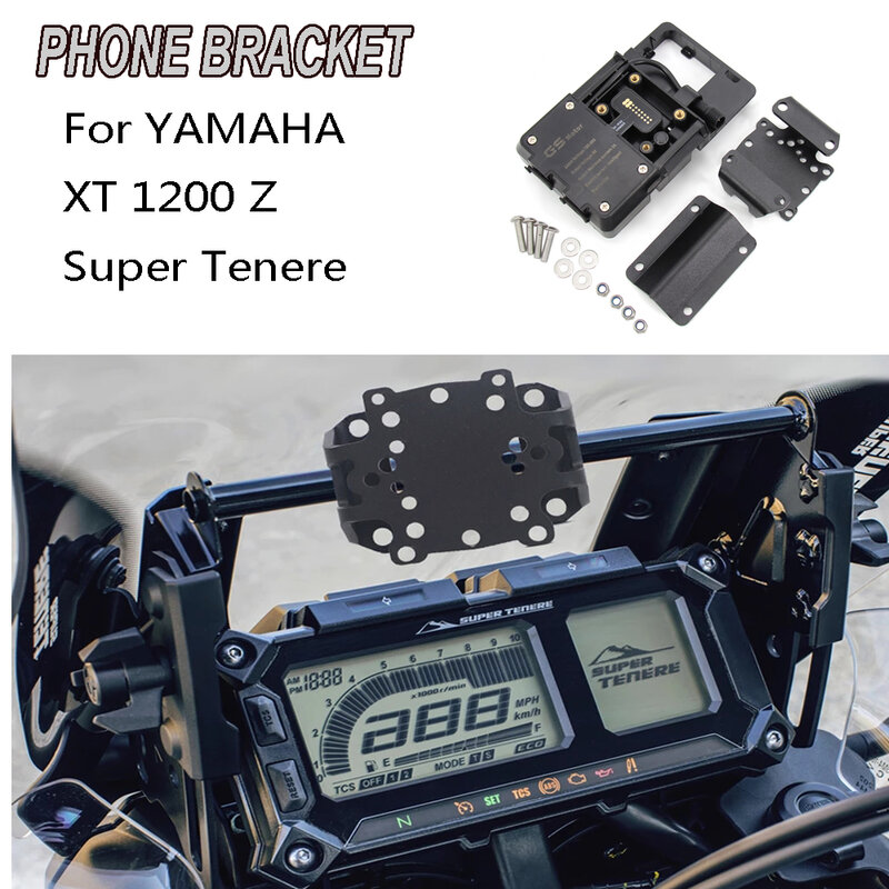 Motocykl telefon komórkowy uchwyt nawigacji USB GPS Smartphone dla YAMAHA XT1200Z Super Tenere Tenere 700 rajd T7 rajd 2021
