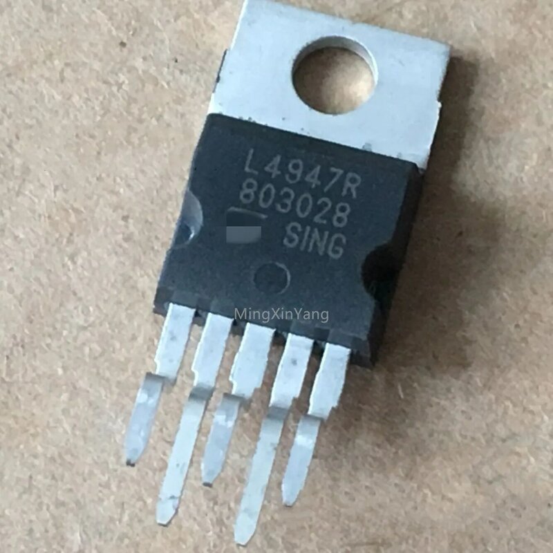 Régulateur de chute de très basse tension, circuit intégré, L4947R, 5 pièces