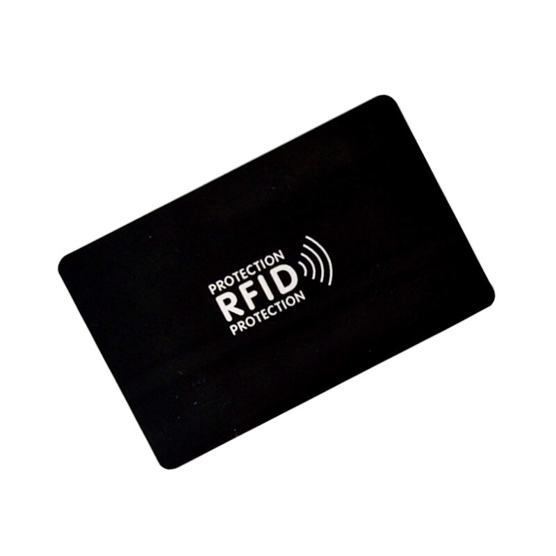 (1 unids/lote) información de blindaje antirrobo RFID, módulo de tarjeta de protección antirrobo, tarjeta de regalo
