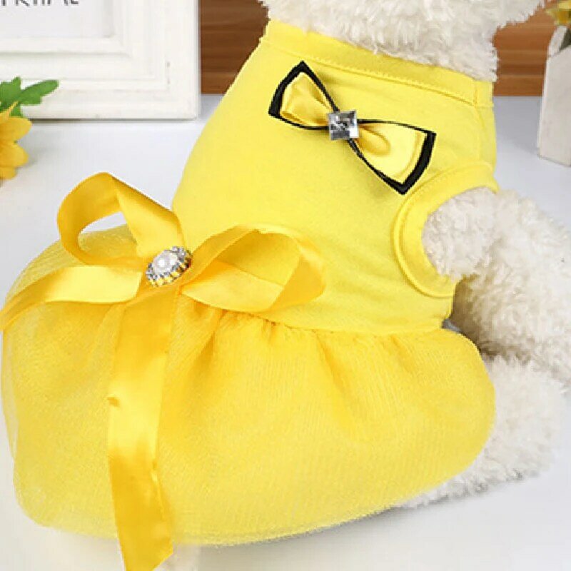 2020 Baru Pet Pakaian Anjing Pacar Putri Gaun Anjing Teddy Puppy Pernikahan Gaun untuk Kecil Medium Anjing Hewan Peliharaan Aksesoris