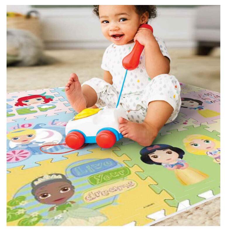 Kubuś puchatek mata z pianki 9 sztuk/paczka 30x30cm za sztukę Mickey Minnie dziecko dziecko zagraj mata podłogowa gra dywan mata dla niemowlęcia