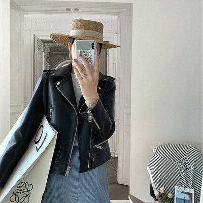 Tao Ting Li Na genuína jaqueta de couro, nova moda, G16