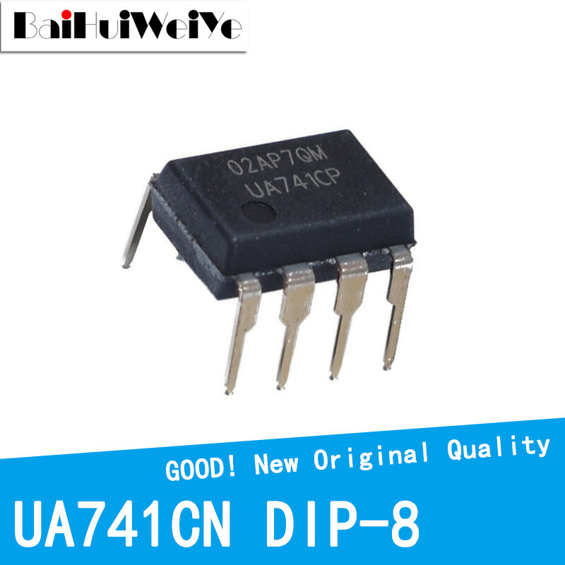 10PCS/LOT UA741CN UA741 UA741CP OP Amp LM741 741 DIP-8 New Good Quality Chipset
