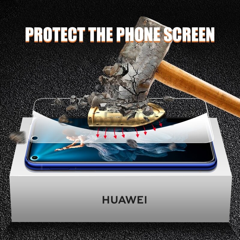 Huawei Honor View용 강화 화면 보호기, 9D 보호 유리 필름, Honor 30 20 10 Lite 10i 20i 용