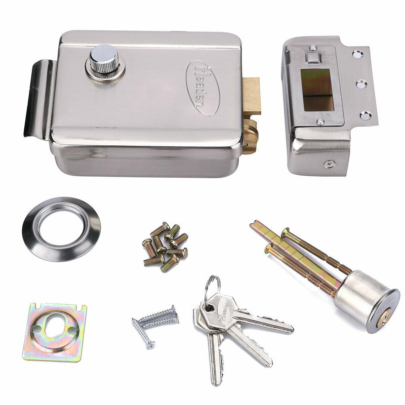 Video Doorbell Home Stainless Steel Electronic Door Lock For Video Doorphone Intercom