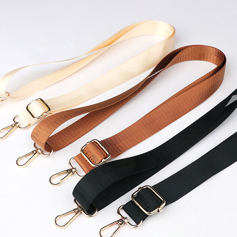 1.3M Long Adjustable Bag Strap Nylon Messenger Crossbody Shoulder Bag Accessorie Bag Straps For Handbag Purse Handle Replacement