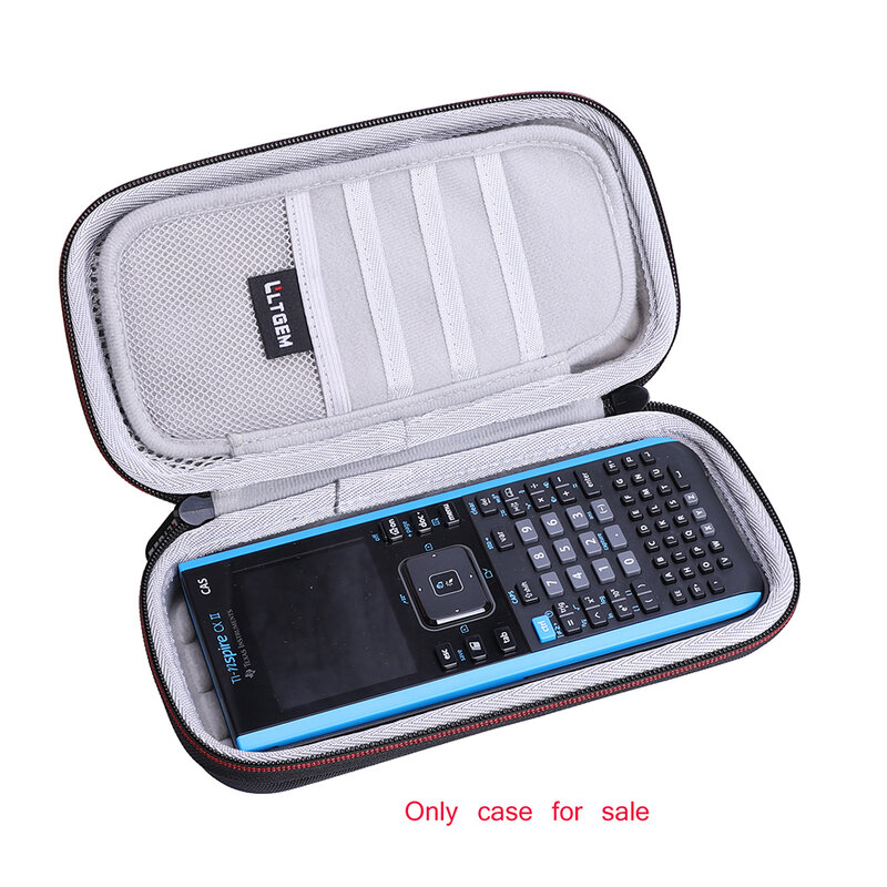 LTGEM Waterproof EVA Hard Case for Texas Instruments TI-Nspire CX II CAS Color Graphing Calculator