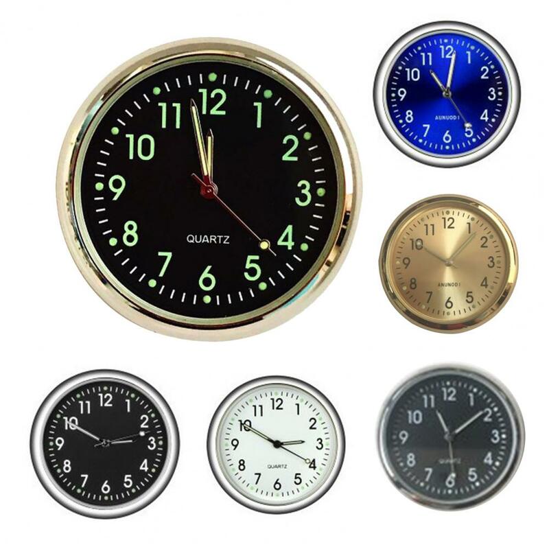 ที่มีประโยชน์นาฬิการถติดตั้งง่ายทนทานโคมไฟส่องสว่างนาฬิการถ Self-กาวนาฬิการถยนต์นาฬิกา
