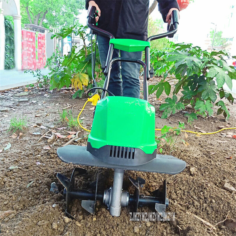 TLEG-01A 미니 경운기 전기 Plough 기계 경운기 Scarifier 정원 가정용 토양 Ploughing 파기 풀기 장비