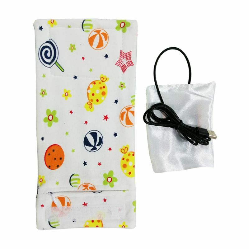 Calentador de leche con USB, bolsa aislante portátil para taza de viaje, cubierta de biberón de lactancia para bebé, bolsa de calentador, bolsas para biberones de alimentación infantil